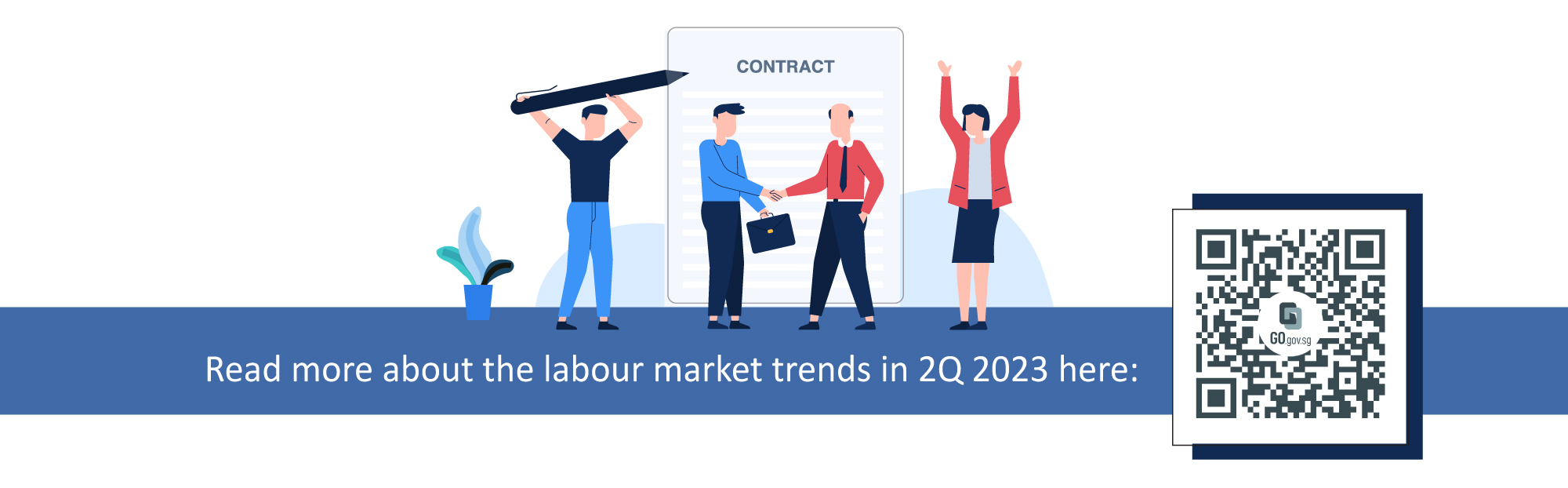 Read more about the labour market trends in 2Q 2023